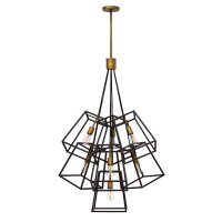 Bronze Deckenleuchte TORRE kürzbar 7-flmg Lampe