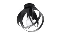 Deckenleuchte Schwarz Kugel &Oslash; 16 cm klein E27 Modern