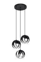 H&auml;ngelampe Modern &Oslash; 30 cm Metall 3-flammig...