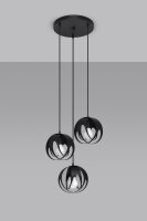 Hängelampe Modern Ø 30 cm Metall 3-flammig...