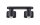 Deckenlampe Schwarz 34 cm lang Metall 2-flammig E27