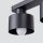 Deckenlampe Schwarz 34 cm lang Metall 2-flammig E27