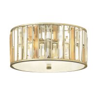 Deckenleuchte PRISM Silber 3-flmg Jugendstil Lampe