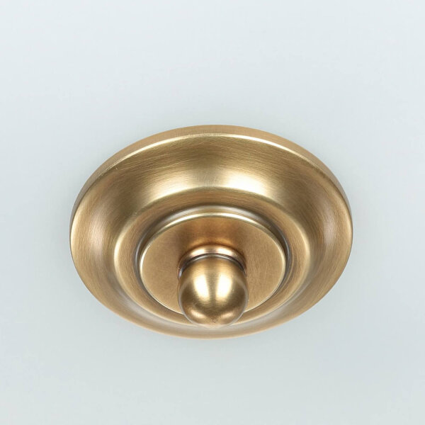 Deckenleuchte ASPERO Messing Creme 4xE27 Lampe