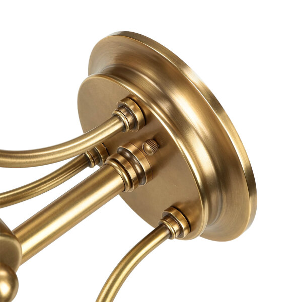 Deckenleuchte ASPERO Messing Jugendstil Lampe