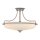 Premium Deckenleuchte Glas E27 &Oslash;43 cm rund Chrom Creme