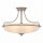 Premium Deckenleuchte Glas E27 Ø43 cm rund Chrom Creme