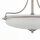 Premium Deckenleuchte Glas E27 Ø43 cm rund Chrom Creme