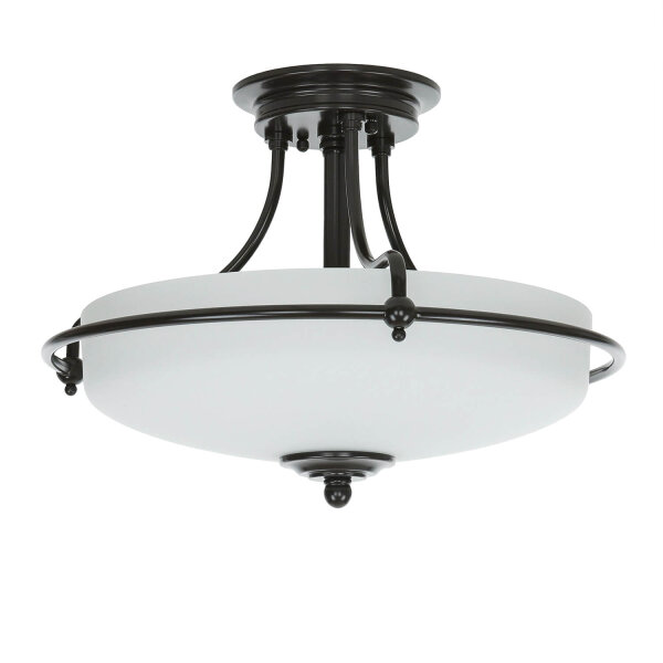 Deckenleuchte ASPERO Bronze Ø43cm Flur Lampe