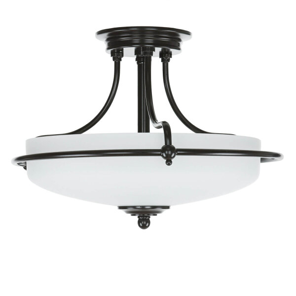 Deckenleuchte ASPERO Bronze Ø43cm Flur Lampe