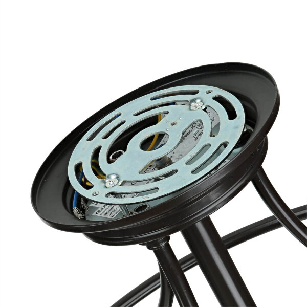 Deckenleuchte ASPERO Bronze Ø43cm Flur Lampe
