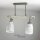 Vintage Deckenlampe drehbar Shabby Weiß Taupe AGAP
