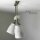 Vintage Deckenlampe drehbar Shabby Weiß Taupe AGAP