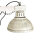 Vintage Pendelleuchte 3-flmg E27 Shabby Weiß HAKON