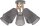 Deckenlampe VAIO Grau 5-flmg