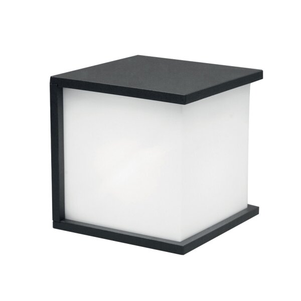 Außenwandleuchte Anthrazit Alu IP54 E27 B:16,5 cm