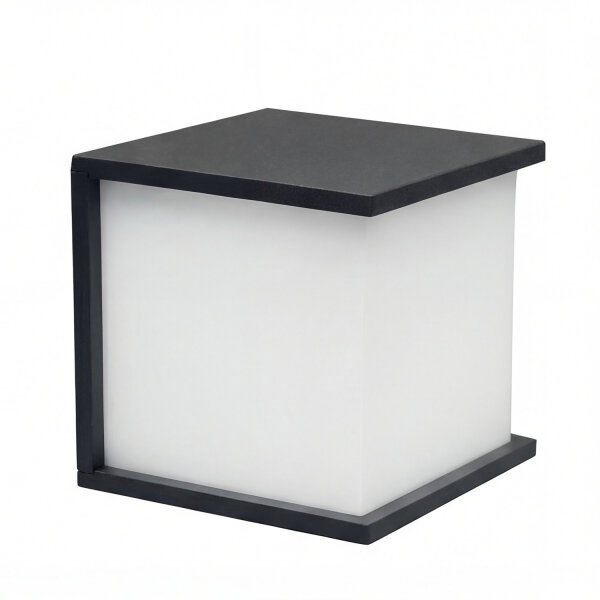 Außenwandleuchte Anthrazit Alu IP54 E27 B:16,5 cm