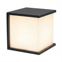 Außenwandleuchte Anthrazit Alu IP54 E27 B:16,5 cm