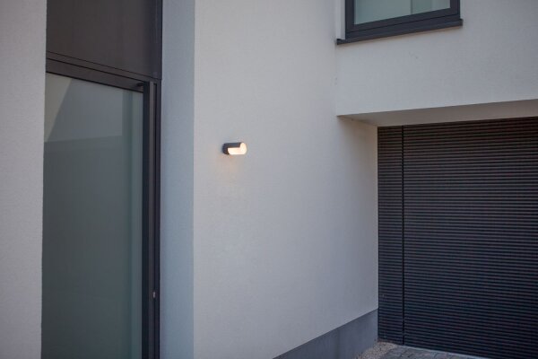 Drehbare Außenlampe LED Anthrazit blendarm Eingang Haus