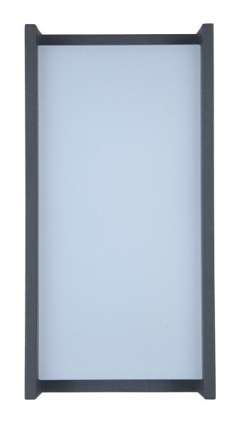 LED Wandleuchte Anthrazit IP54 blendarm BRENSOM