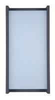 LED Wandleuchte Anthrazit IP54 blendarm BRENSOM