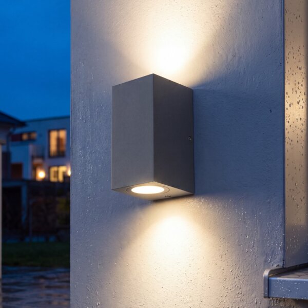 Außenlampe Anthrazit IP44 Up Down KEPPLER Outdoor