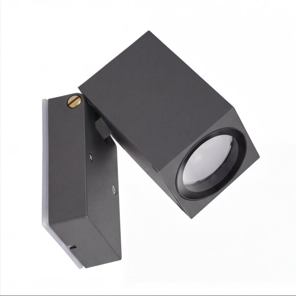Wandleuchte Anthrazit verstellbar IP44 Aluminium
