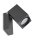 Wandleuchte Anthrazit verstellbar IP44 Aluminium