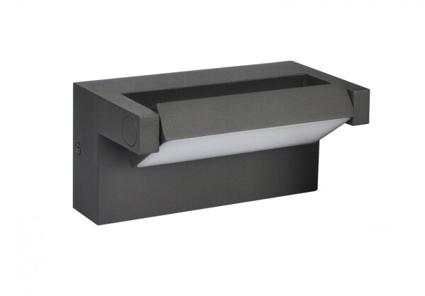 Wandlampe Anthrazit IP54 Modern 4000K 720lm