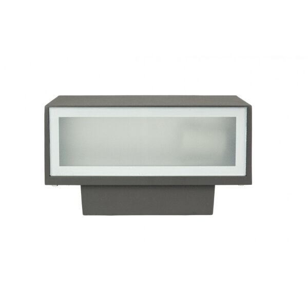 Up Down Wandleuchte Anthrazit IP54 B:22cm