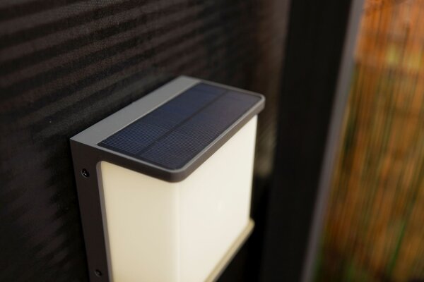 Außenlampe Bewegungsmelder Solar LED IP44 Eingang