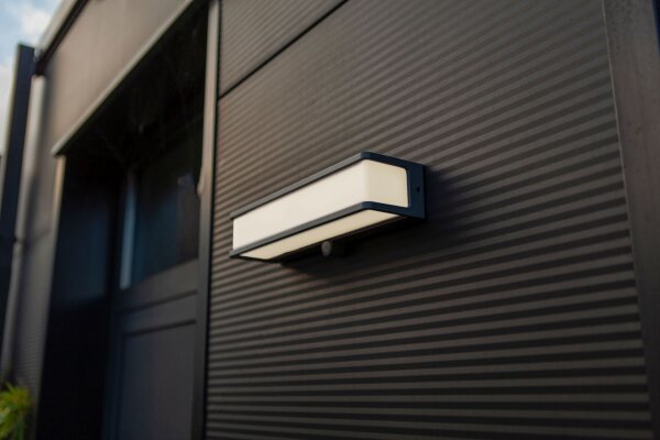 Wandleuchte außen Solar Bewegungsmelder LED Outdoor