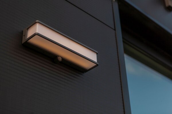 Wandleuchte außen Solar Bewegungsmelder LED Outdoor