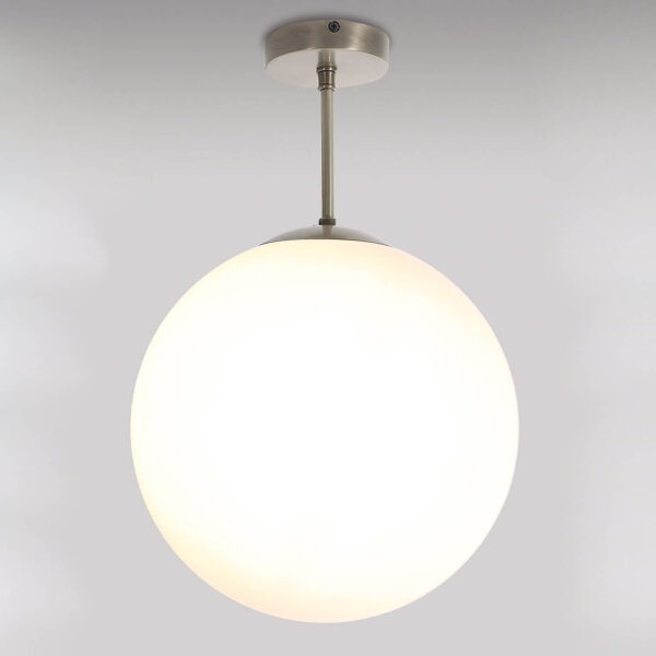 Deckenlampe Messing Glas Kugelschirm Messing Ø 30 cm Premium