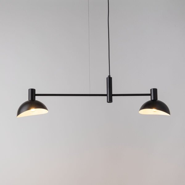 Moderne Pendelleuchte Schwarz Weiß Metall E14 bis 0,7 m