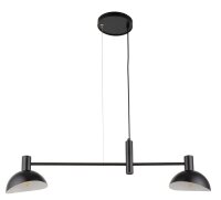 Moderne Pendelleuchte Schwarz Wei&szlig; Metall E14 bis...