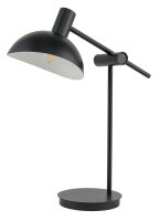 Moderne Schreibtischleuchte Schwarz Weiß 45 cm...
