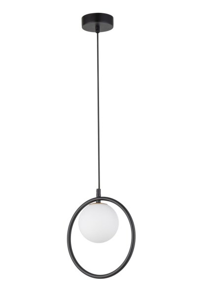Blendarme Hängelampe Schwarz Metall Kugel Ø12 cm G9