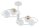 Moderne Deckenleuchte Glas Metall G9 5-flammig blendarm