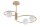 Design Deckenlampe Glas Metall dekorativ G9 wohnlich