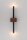 Moderne Wandleuchte Holz Schwarz Metall G9 H:50 cm
