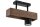 Moderne Deckenleuchte Metall Holz GU10 L:27 cm wohnlich