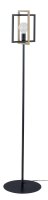 Gro&szlig;e Stehlampe Schwarz Metall 161 cm E27 stylisch