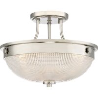 Deckenleuchte ALVER Ø32cm Nickel 2xE27...