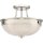 Deckenleuchte ALVER &Oslash;32cm Nickel 2xE27 &Oslash;33cm Lampe