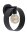 Metall Wandlampe Schwarz Ring Design E27 H:29 cm