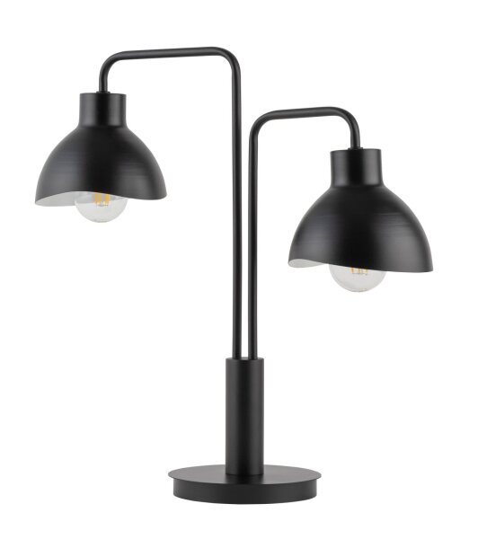 Tischlampe Metall Lesen E27 2-flammig 48 cm dekorativ