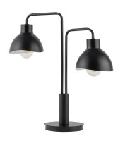 Tischlampe Metall Lesen E27 2-flammig 48 cm dekorativ