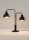 Tischlampe Metall Lesen E27 2-flammig 48 cm dekorativ