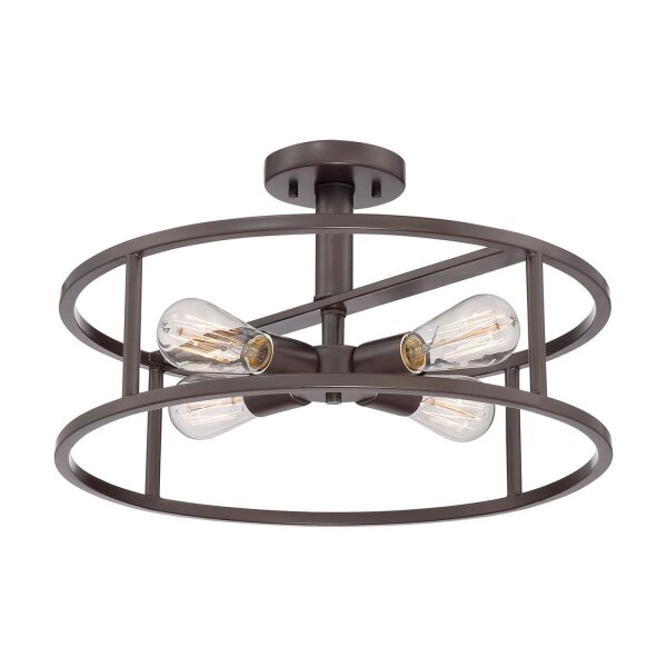 Deckenleuchte PEROY Bronze Ø46cm kürzbar Lampe
